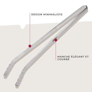 Pince à barbecue acier inoxydable 46 cm FM Professionnal