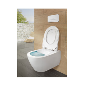 WC suspendu sans bride Subway 2.0 + abattant