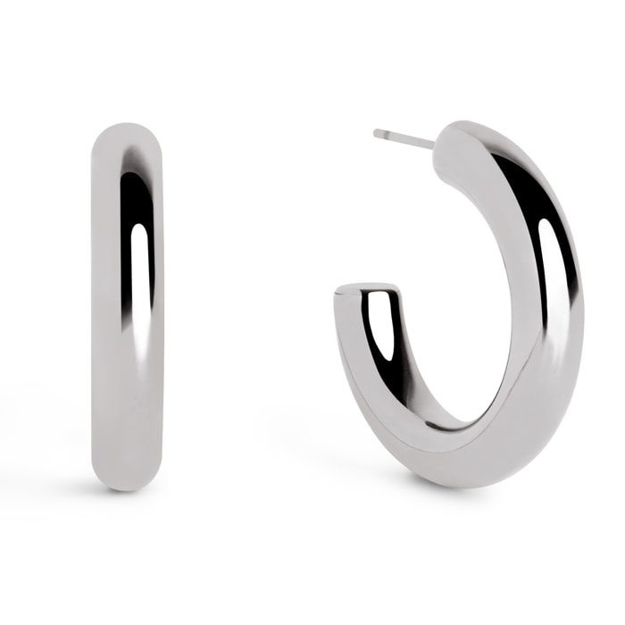 Pendientes Aro Mombasa Acero