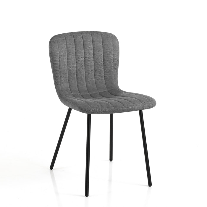 TOMASUCCI set 4 sedie COSY GREY