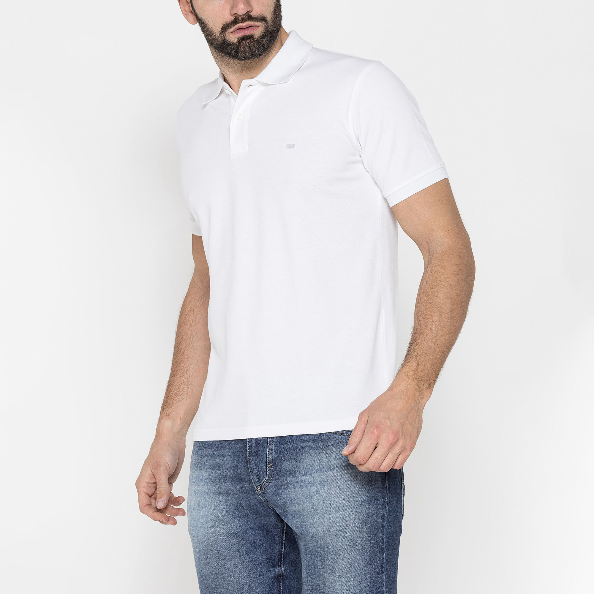 POLO MANICA CORTA TINTA UNITA IN DRY COTTON PIQUET