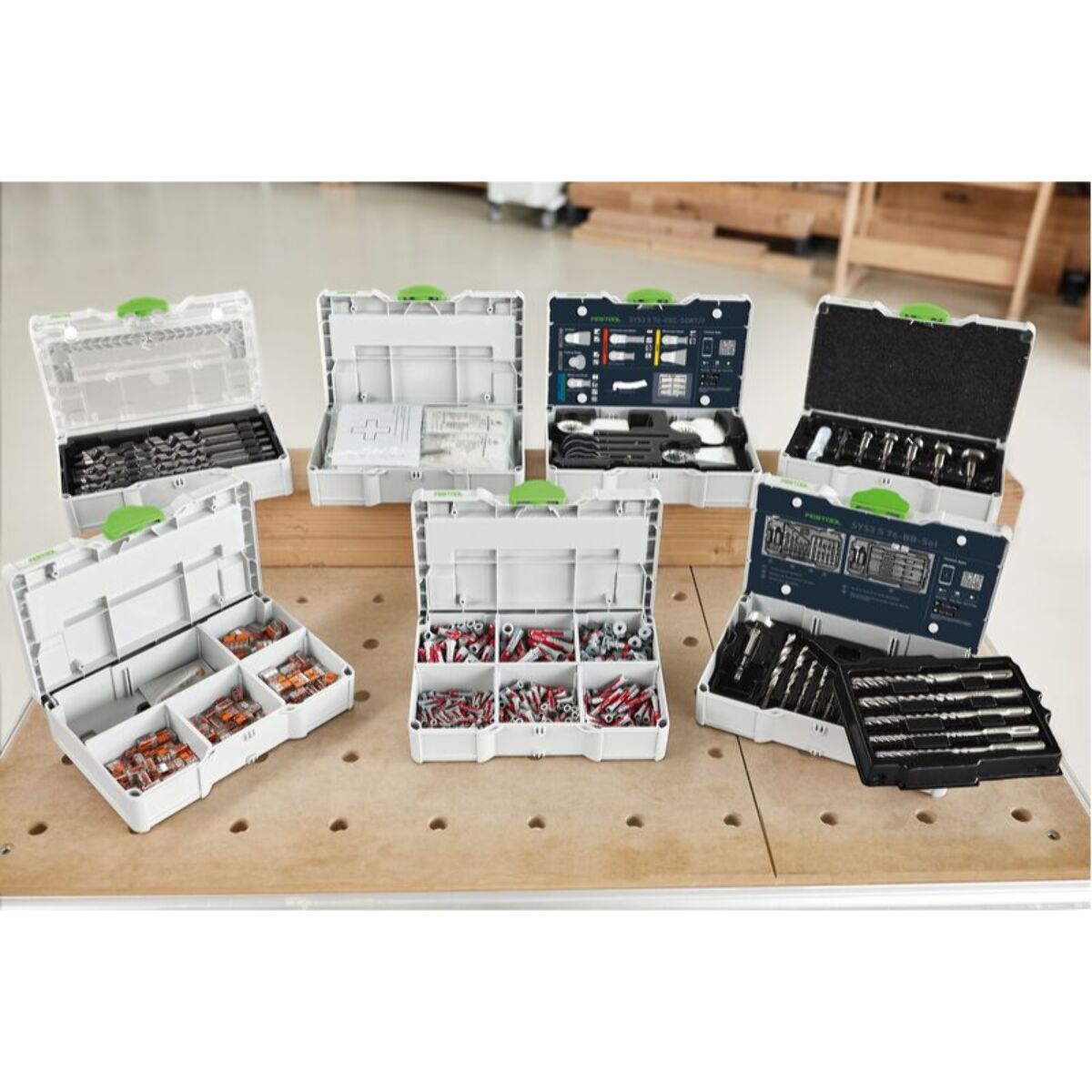 Kit de forets Forstner SYS3 S 76-FB CE-SORT/5 - FESTOOL - 578110