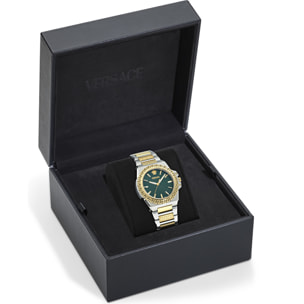 Versace Reloj Analógico De Cuarzo Greca Reaction Lady(Wc-0D