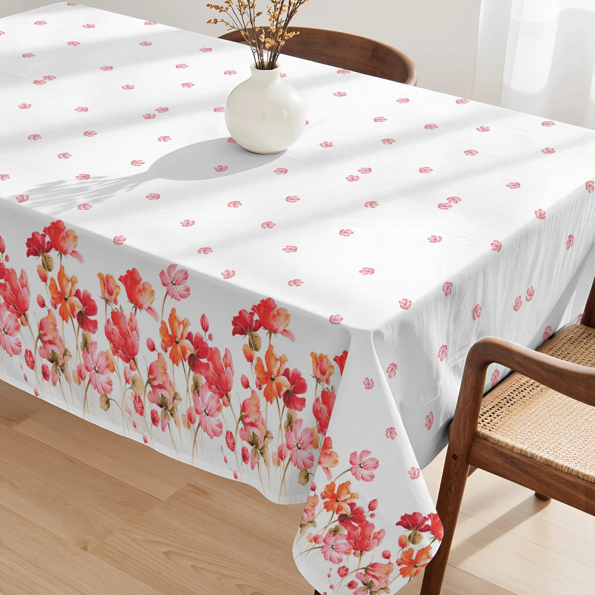 Nappe en résine anti-taches Peony