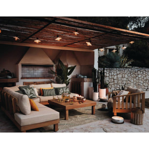 Guirlande d'extérieur Batterie Edda 10 boules L660cm