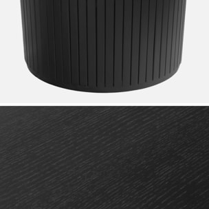 Table à manger oblongue bois d'hévéa et placage chêne 6-8 places ESTEBAN