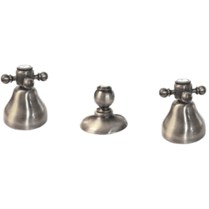 Mélangeur bidet 3 trous PAINI Tiffany Gris Acier