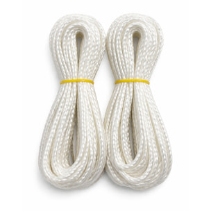 Lot 2 cordes pour voile d’ombrage - Ecru