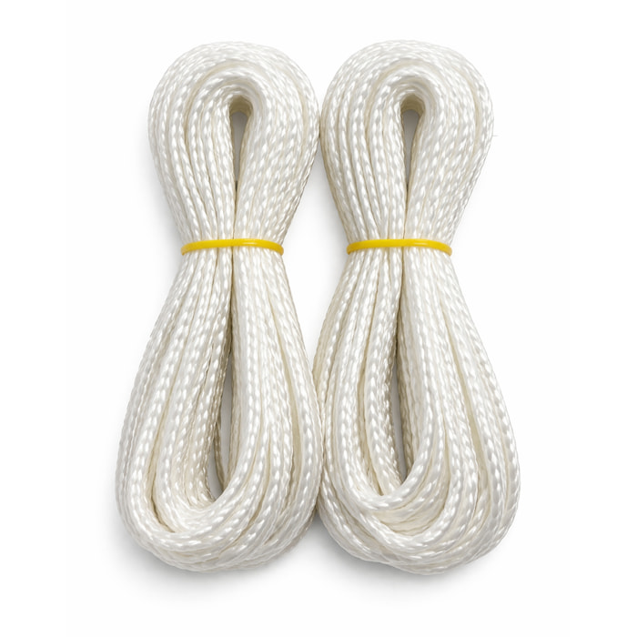 Lot 2 cordes pour voile d’ombrage - Ecru