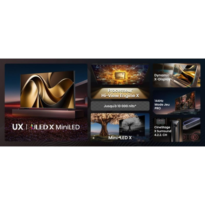 TV QLED HISENSE 110UXNQ (280cm)