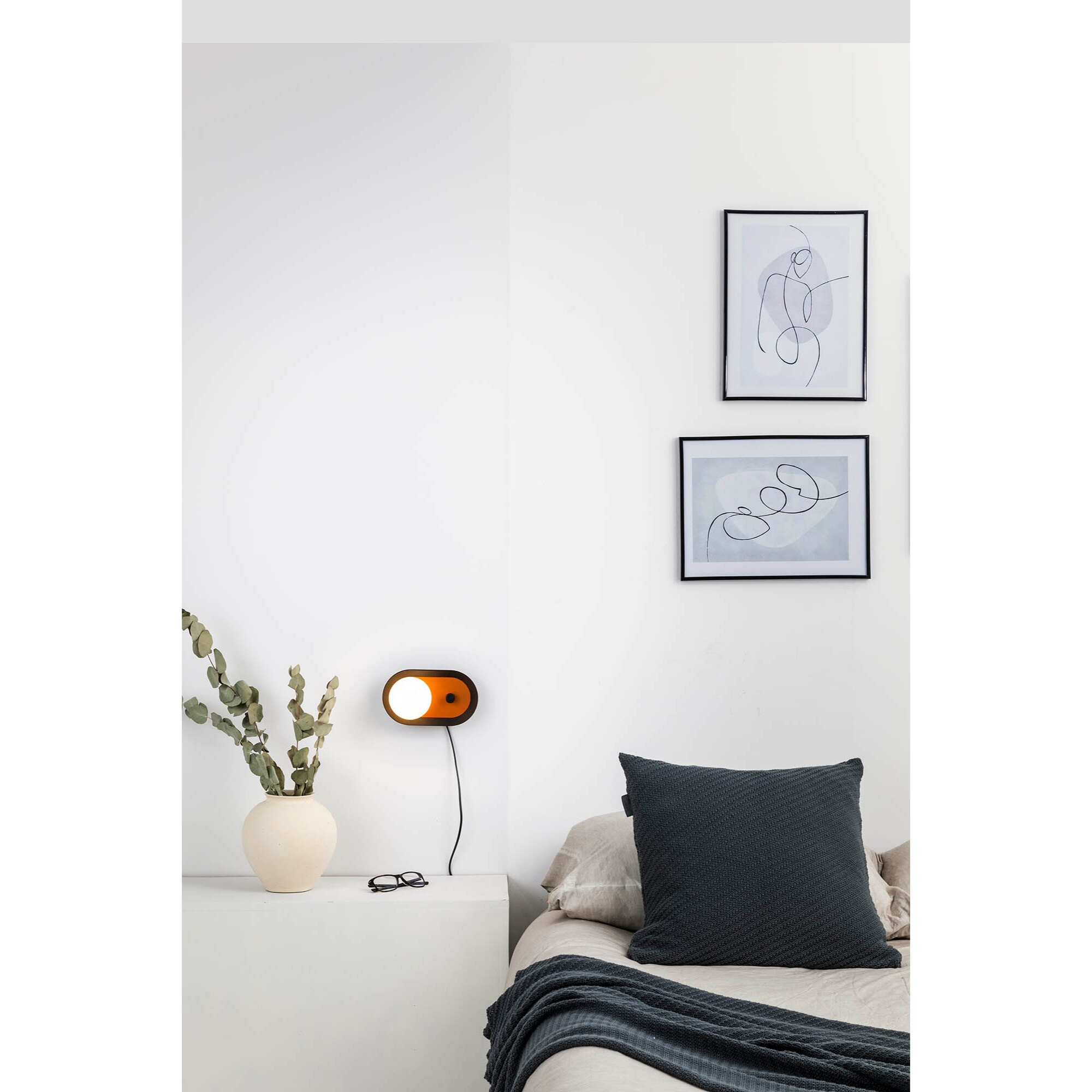 MAYA Lampe applique terracotta