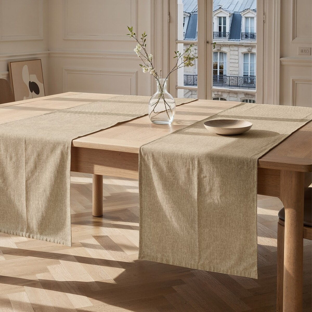 Chemin de table INDRA BEIGE