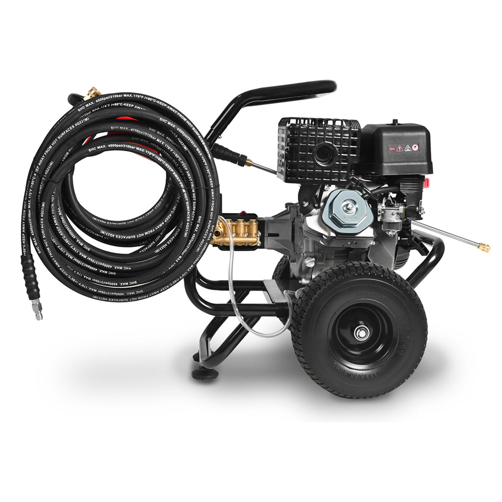 Hidrolimpiadora con motor gasolina 4 tiempos de 210cc 8cv - Greencut JET380X