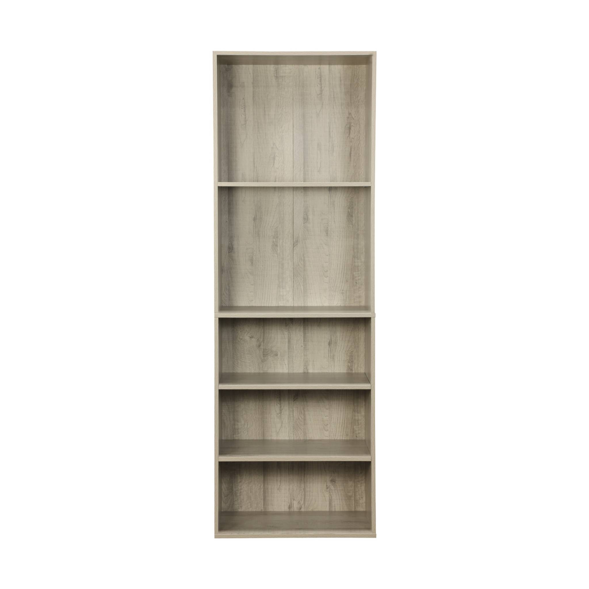 Module dressing avec 5 étagères. couleur naturel. panneaux stratifiés