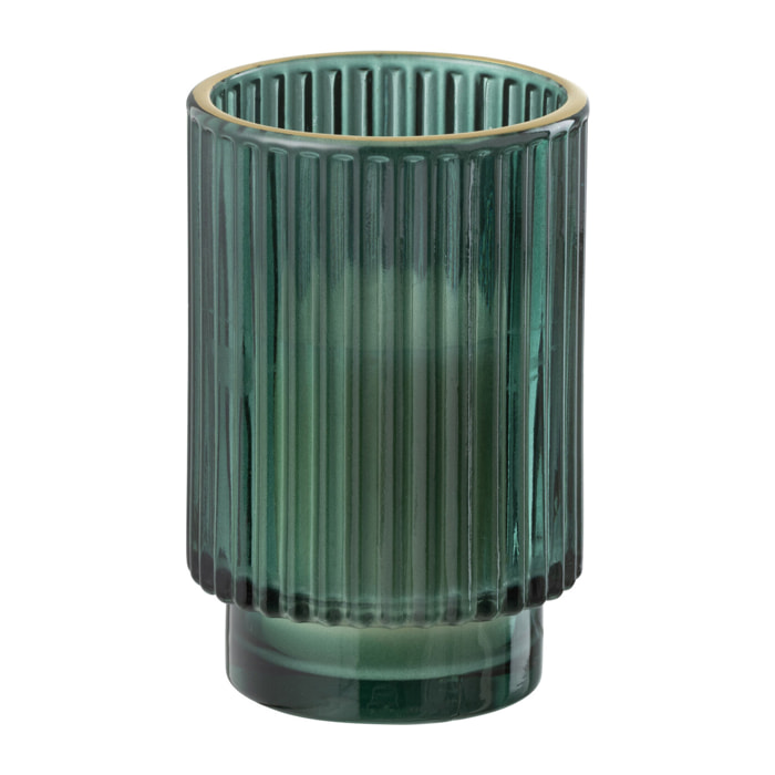 J-Line bougie parfumée Cedar Breeze - cire - vert - large - 30H