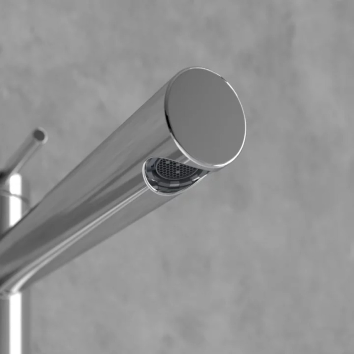 Mitigeur lavabo surélevé Loop & Friends sans tirette Chrome