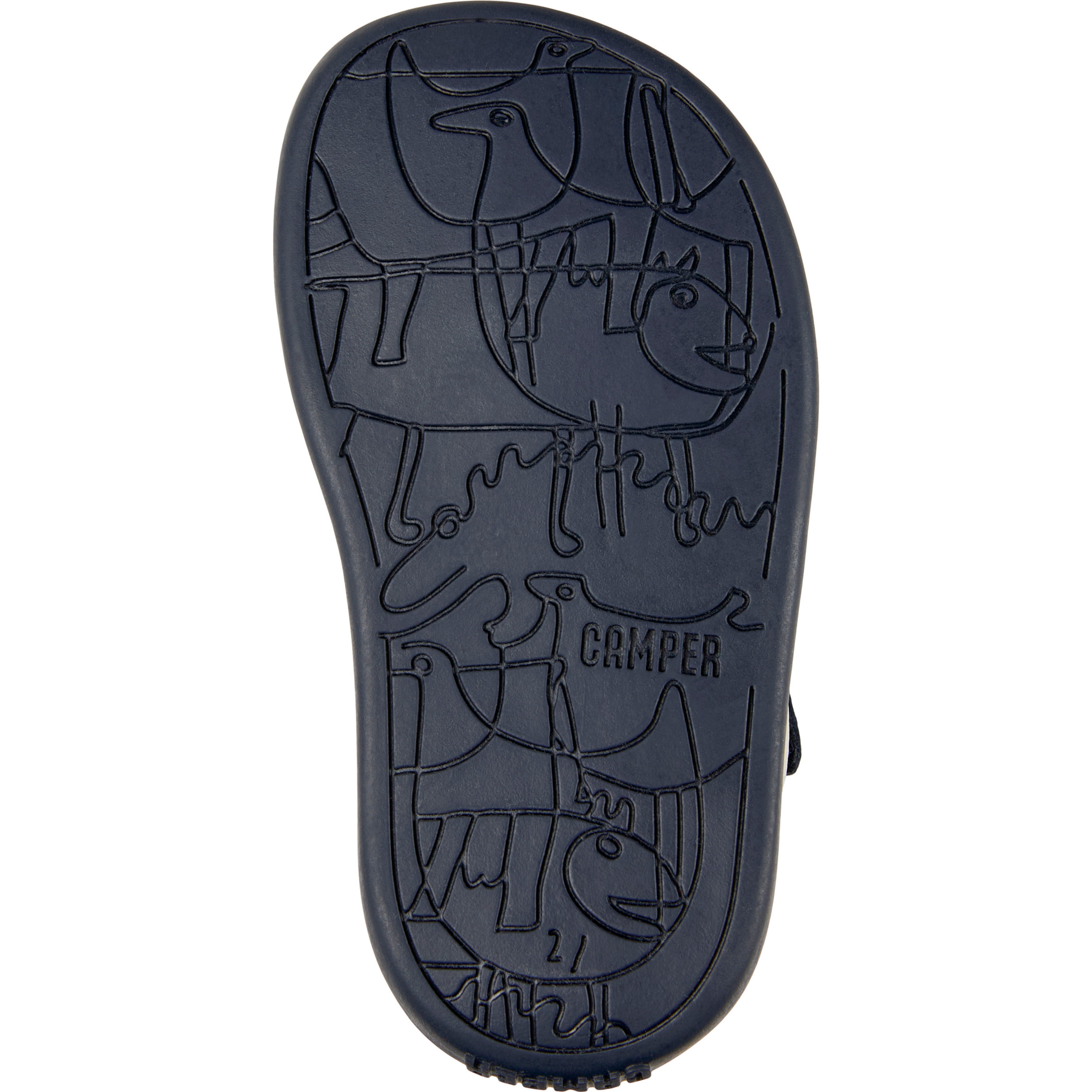 Sandalias - CAMPER Bicho Twins - Azul - Cuero liso