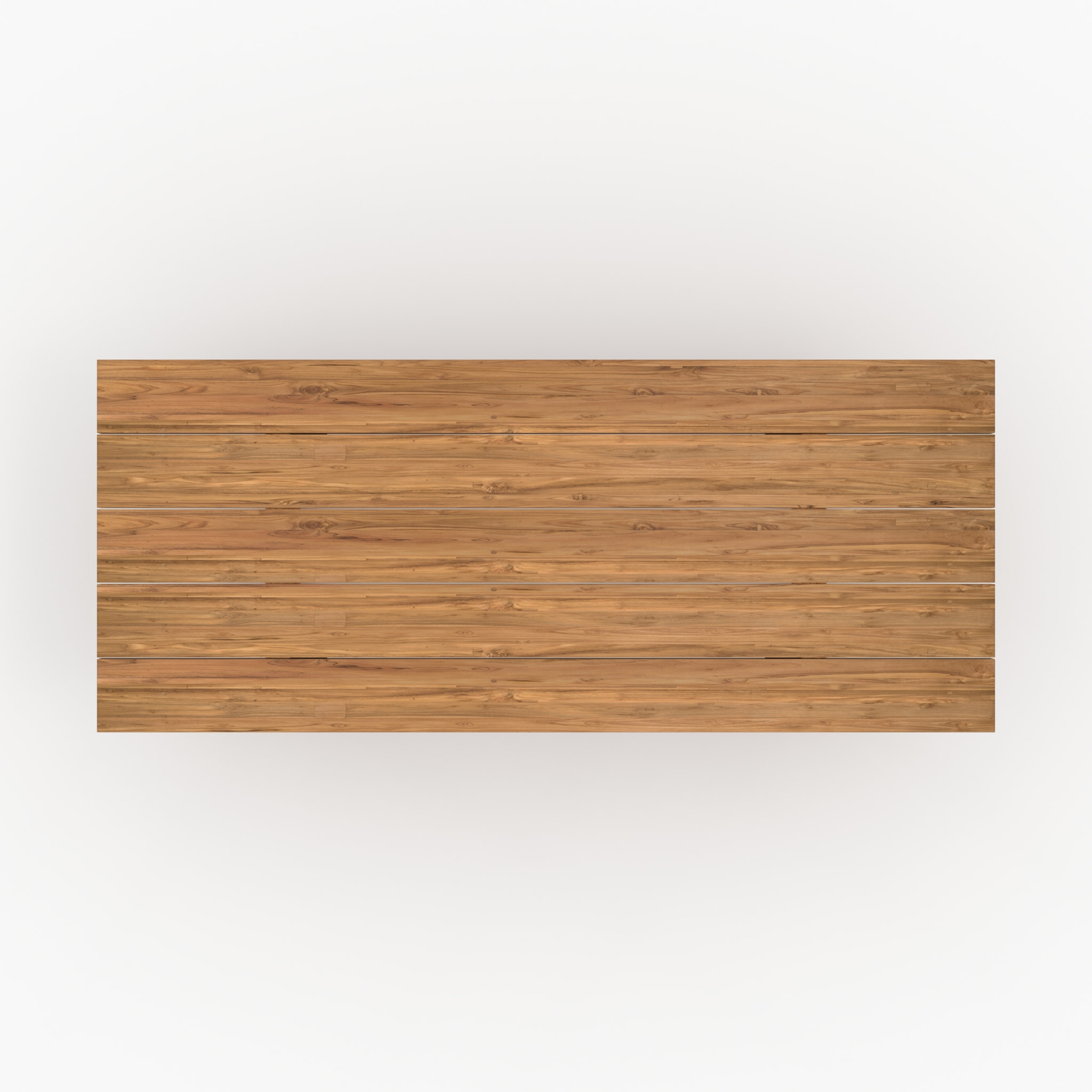 Table de jardin rectangulaire en bois de teck recyclé 10 personnes - Luma