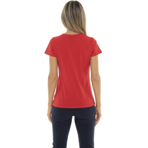 T-shirt a maniche corte da donna Leone 1947 Team Line