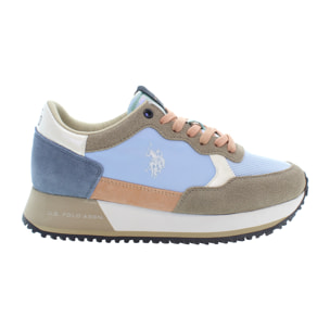 U.S. Polo Assn. - Sneakers SACHA002W4ST1 in camoscio per donna