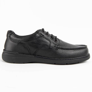 Zapato Oxford De Piel - Negro