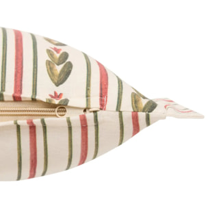 Coussin Mona rectangulaire 30x50cm blanc