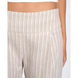 Pantalón de mujer ligero con rayas