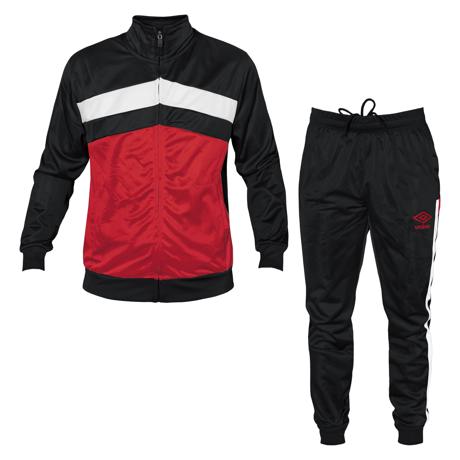 Tuta Uomo UMBRO Triacetato 2 Modelli Full Zip