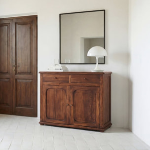 Buffet Madeira -bois massif de peuplier-couleur amer 110 x 95 x 35 cm