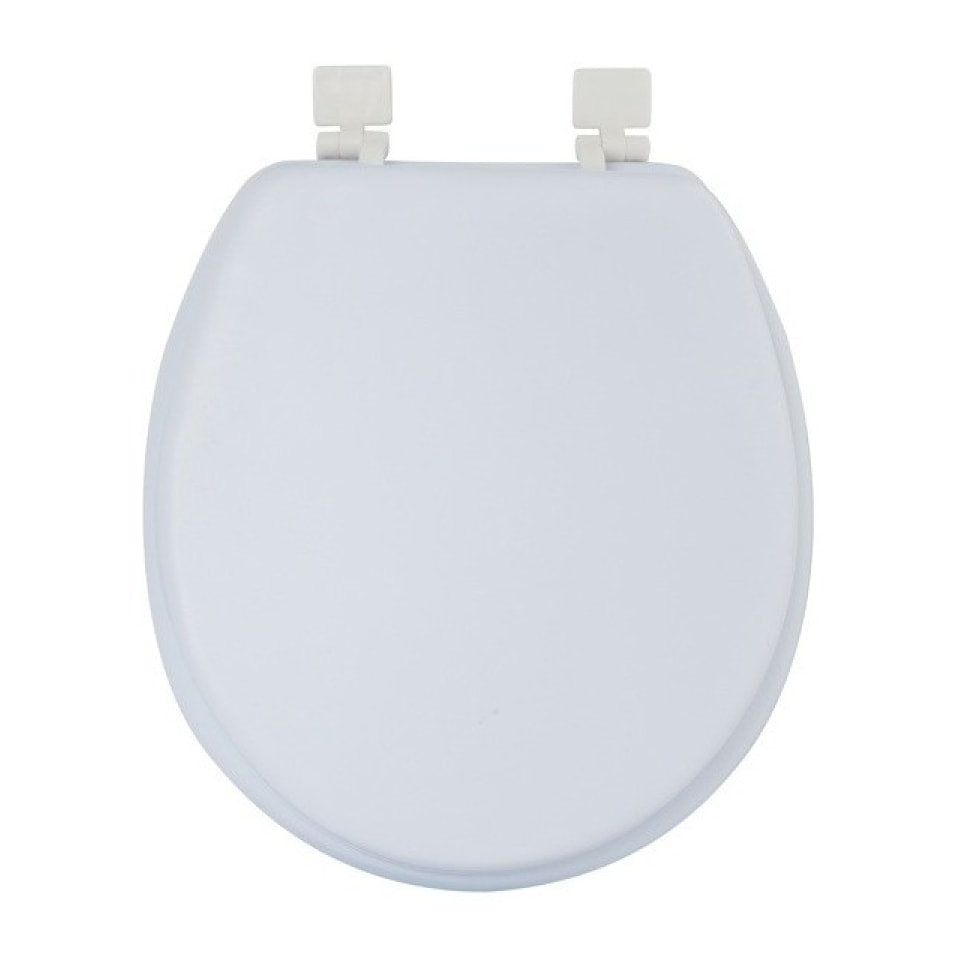 Abattant wc Moelleux Blanc - Charnières PS MSV