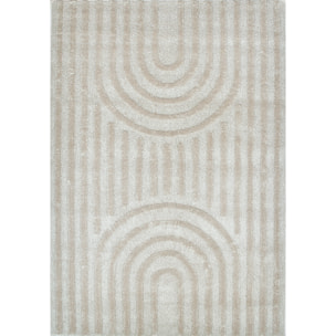 HARMONIE - Tapis motif arc crème