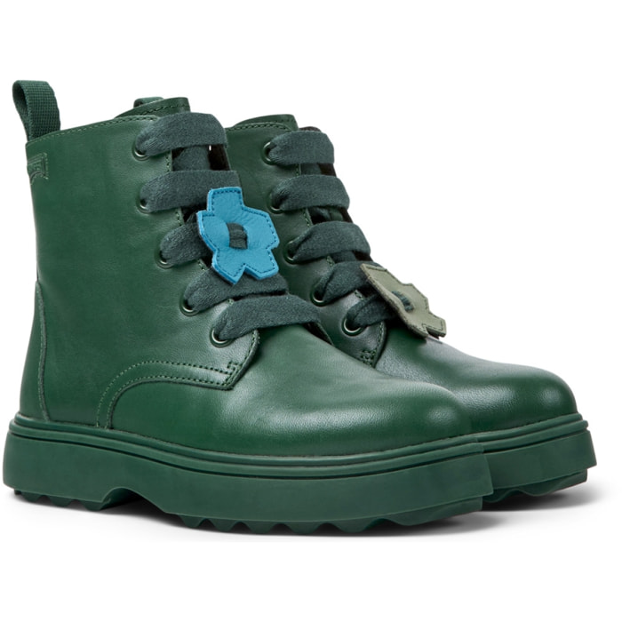 CAMPER Norte Twins - Botines Verde Infantil Unisex