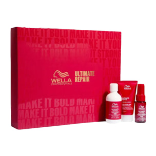 WELLA PROFESSIONALS Set Cofanetto Ultimate Repair Shampoo 100ml + Mask 75ml + Miracle Hair 30ml