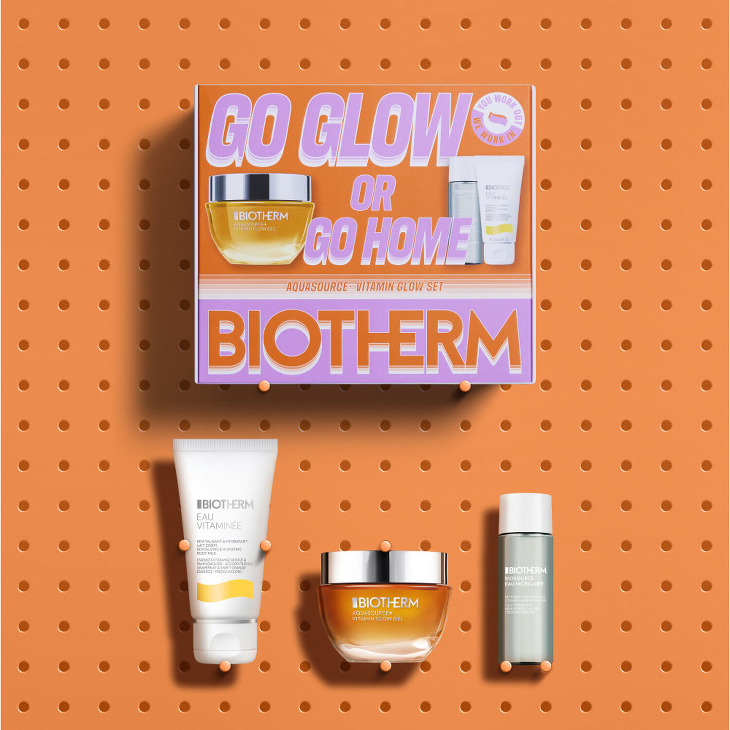 Aquasource + - Coffret Hydratation Vitamin Glow Gel 50ml + 2 Produits