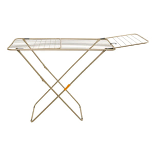 Étendoir à linge Sahana pont L.176cm pliable beige
