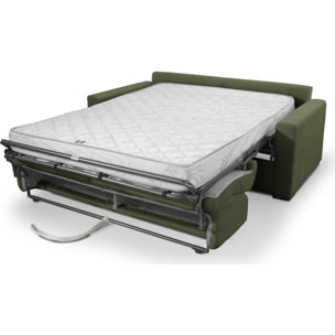 Canapé convertible express 3 places en tissu bouclette - PALOMA