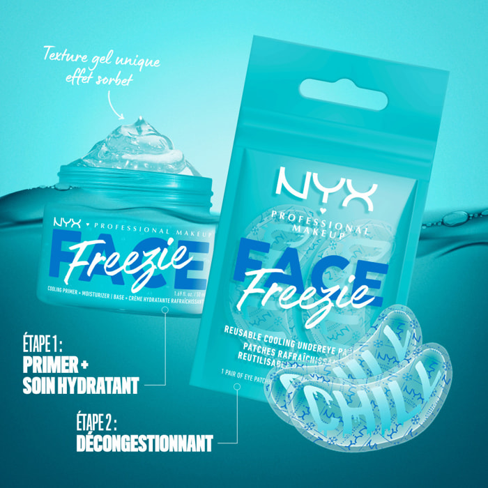 NYX Professional Makeup Face Freezie Patchs Yeux Rafraîchissants Réutilisables