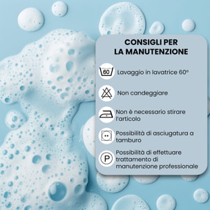 COMPLETO LETTO WATER WASHED MATRIMONIALE