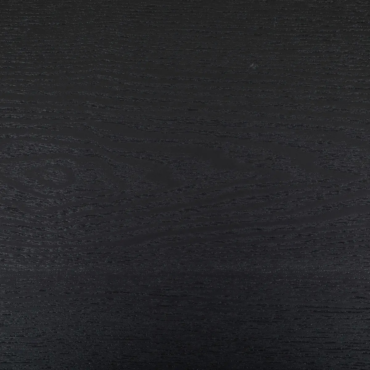 Table basse ronde "Kemi" en placage noyer & métal D63,2cm noir