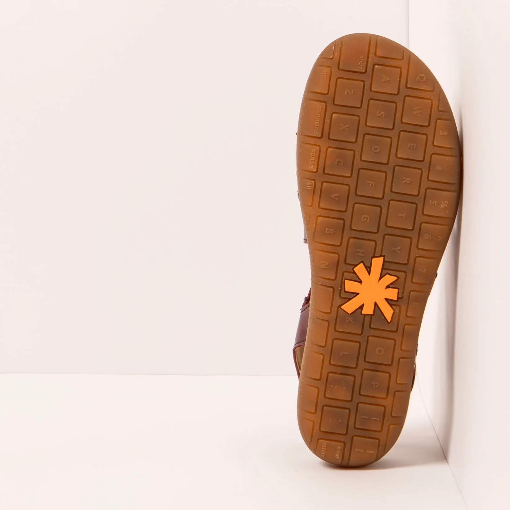 Sandalias 1714 MULTI BURDEOS-D.ORANGE /RHODES color Burdeos-d.orange