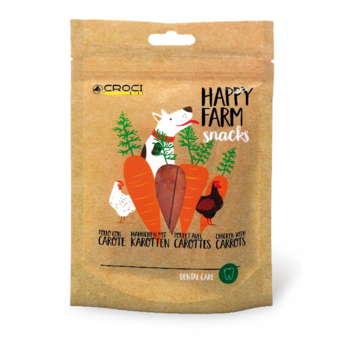 Snack per cani - Happy Farm Pollo e Carote - Croci