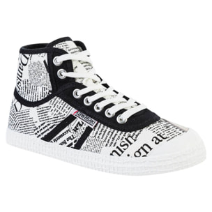 Zapatillas Sneaker para Mujer - KAWASAKI News Paper Canvas Boot K202413 1002 White