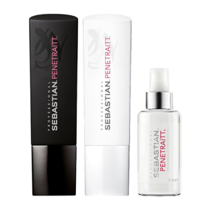 SEBASTIAN Kit Penetraitt Shampoo 250ml + Conditioner 250ml + Serum 95ml