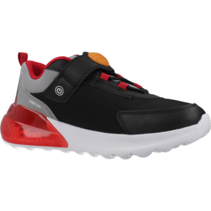 Zapatillas Niño de la marca GEOX  modelo J ACTIVART ILLUMINUS NEGRO
