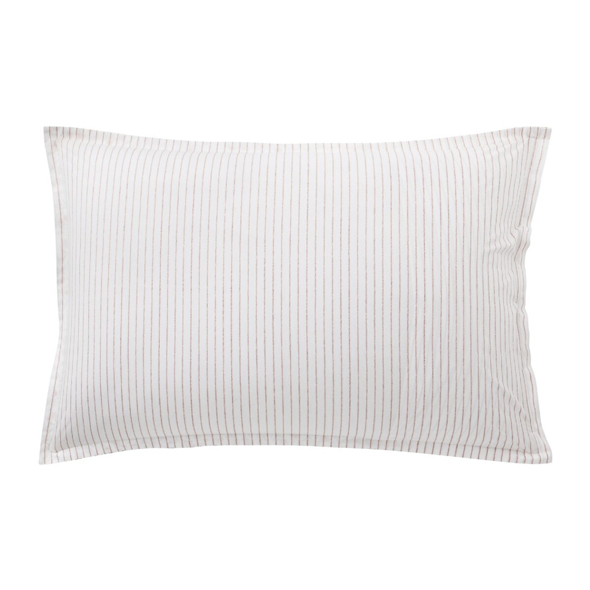 Taie d'oreiller imprimée en percale de coton, HONORÉ, Orange Écureuil