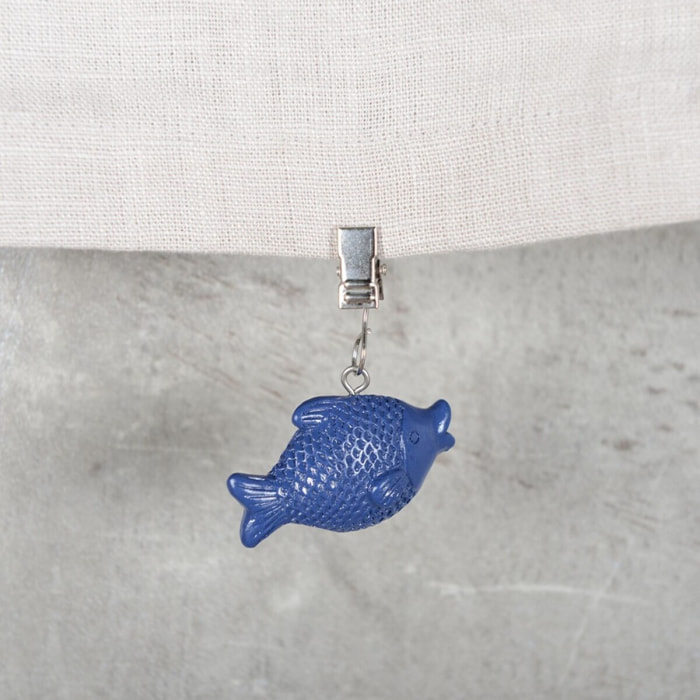 POIDS DE NAPPE POISSON BLEU - SET DE 4