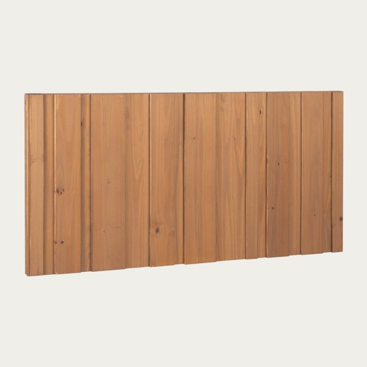 Tête de lit Sandoli -bois massif d'araucaria-couleur nogal 160 x 60 x 80 cm