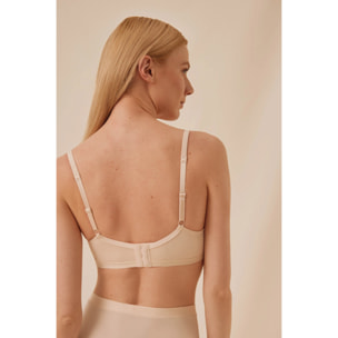 Reggiseno imbottito con ferretto color avorio, coppe B e C