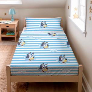 Sábana encimera BLUEY + funda almohada 45x125