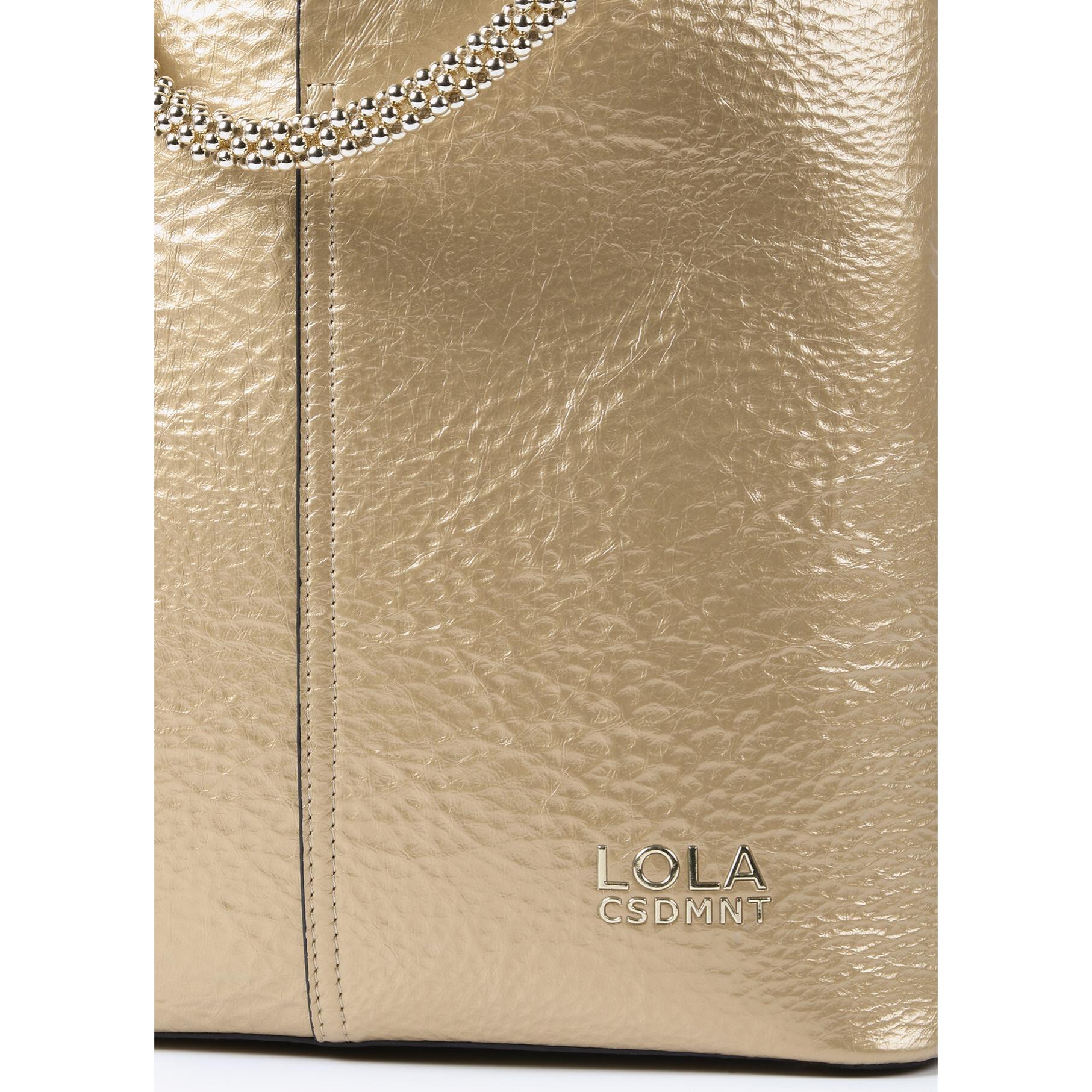 Borsa shopper metallizzata